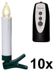 Eglo 410003 -SADA 10x LED Osvetlenie na vianočný stromček 1xLED/0,06W/1xAA IP44 +DO