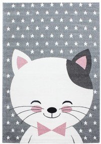 Ayyildiz, Detský kusový koberec Kids 550 pink, 160x230, šedá, detská izba