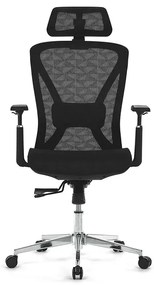 Autronic BONTEC Kancelárska stolička, synchrónny mechanizmus, čierna sieťovina, KA-S258 BK Farba: Čierna