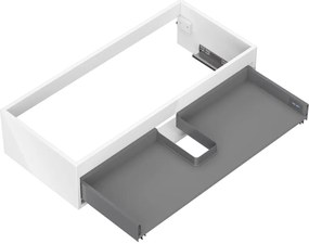 Mexen Box-A, závesná skrinka 100 cm, 1 zásuvka, biela lesklá, 91AX0-1000-235-1-00