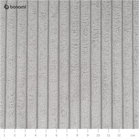 Svetlosivá boxspring posteľ s úložným priestorom 140x200 cm Lysa – Ropez