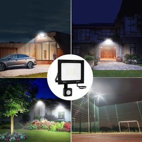 Toolight Toolight, LED panel so snímačom pohybu 13x10,5cm, 30W, 2700lm, 4000K, RSL007-30NS, OSW-10213