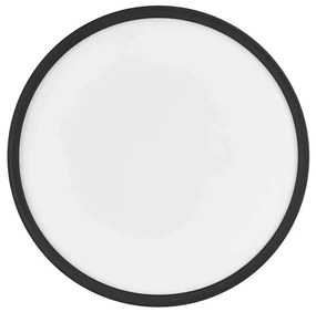 LED Stropné svietidlo FLORI LED/22W/230V 4000K čierna pr. 42 cm