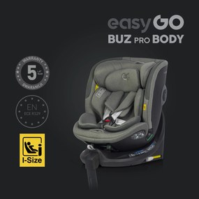 Súprava autosedačky EasyGo Buz Xtd Pro a Buz Pro Body 2 v 1 Greener