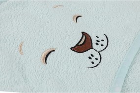 Bavlnený detský župan v mentolovej farbe veľkosť 1-2 roky Aslan – Foutastic