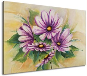 Gario Ručne maľovaný obraz Kvety a zeleň Rozmery: 120 x 80 cm