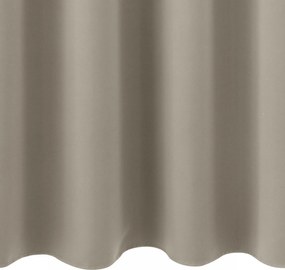 KRÁTKY ZATEMŇOVACÍ ZÁVES NA KRÚŽKOCH LOGAN 140X175 CM HNEDÁ