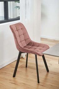 Jedálenská stolička SJ.28 púdrovo ružová
