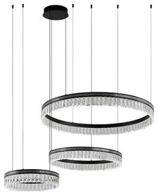 LED stmievateľný krištáľový luster na lanku THALIA LED/120W/230V 3000-6000K + diaľkové ovládanie