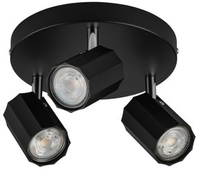Livarno home Stropné svietidlo (stropné bodové svietidlo, matná čierna)  (100393031)