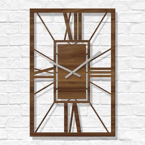 DUBLEZ | Drevené rímske hodiny - Arch Deco
