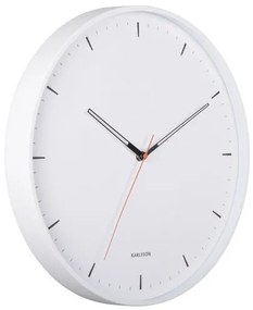 Karlsson 5940WH dizajnové nástenné hodiny 40 cm