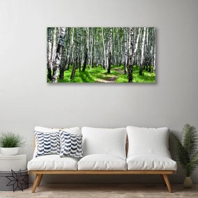 Obraz na plátne Stromy tráva príroda 140x70 cm