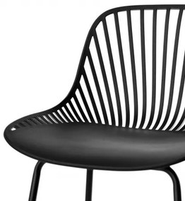 BEYTONA pultová stolička Čierna