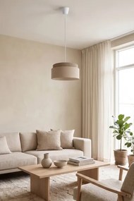 Brilagi - Závesný luster PADOVA na lanku 1xE27/60W/230V pr. 40 cm béžový