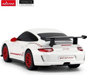 RASTAR Diaľkovo ovládané RC Porsche 911 GT3 RS 1:24 biele – model auto pre deti a zberateľov