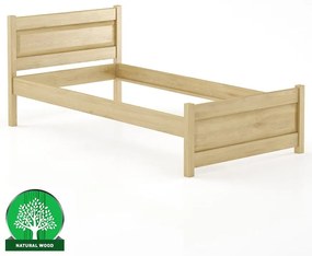 Posteľ buková LK120–100x200 prírodné