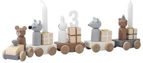 Dekoratívny narodeninový vláčik na sviečky Bloomingville B-Day Train