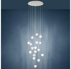 Eglo 39547 - LED Stmievateľný luster na lanku MONTEFIO 17xLED/5W/230V
