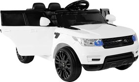 LEAN CARS Elektrické autíčko HL1638 s diaľkovým ovládaním, MP3 a LED svetlom biele