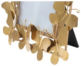 Kovový stojací rámček v zlatej farbe 28x30,5 cm Butterfly – Mauro Ferretti