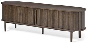 Dizajnový TV stolík Palomino 180 cm tmavohnedý dub