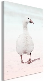 Artgeist Obraz - Winter Duck (1 Part) Vertical Veľkosť: 20x30, Verzia: Standard