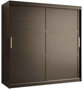 Skriňa Amiro 1 180 čierny/čierny