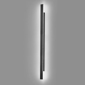 Exteriérové nástenné LED svietidlo Wow, 1x LED 20w, 3CCT, čierna, (120 cm)