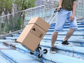 CH Skladací hliníkový prepravný vozík s kolieskami Stew - 35/70 kg