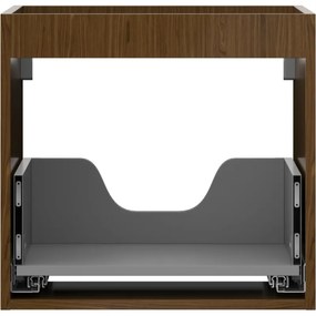 Mexen Box-A, závesná skrinka 50 cm, 1 zásuvka, orech, 91AX0-0500-470-1-86