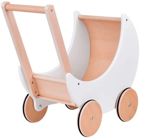 Drevený kočík pre bábiky pre deti Jokomisiada ZA5484