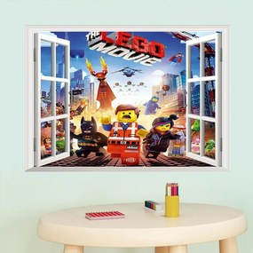 Veselá Stena Samolepka na stenu na stenu Lego príbeh