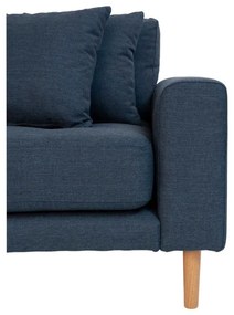 House Nordic -  Elegantná rohová pohovka LIDO LOUNGE 290 cm, modrá ľavá