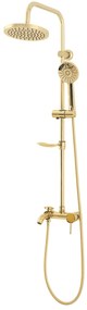 Rea Luis - sprchový set s vaňovým výtokom, zlatá, REA-P7006