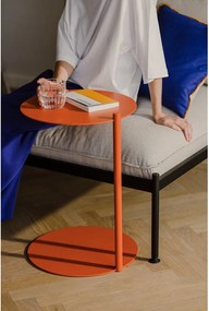 Oceľový okrúhly odkladací stolík 41x40 cm Ande – noo.ma