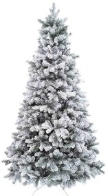 Umelý vianočný stromček 3D Borovica Biela 210cm