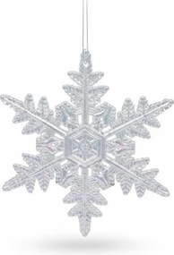 Závesná snehová vločka, typ 3, 10 cm
