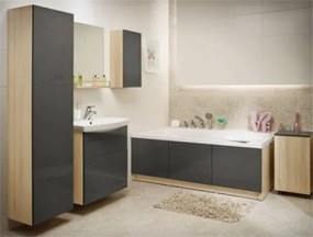 Cersanit Smart, akrylátová vaňa pravá 170x80cm + nožičky, biela, S301-116