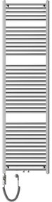 Mexen Mars, elektrické vykurovacie teleso 1800x500 mm + vykurovacia tyč 600 W, chrómová, W110-1800-500-2600-01