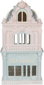 Decorative Figurine House 19x15x38 Cm Blue Plastic - 19*15*38 cm