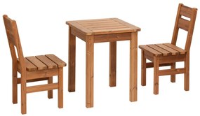 Drevená záhradná zostava PROWOOD z ThermoWood - SET S2 - Set + dodanie náteru v odtieni TEAK + PCD 91