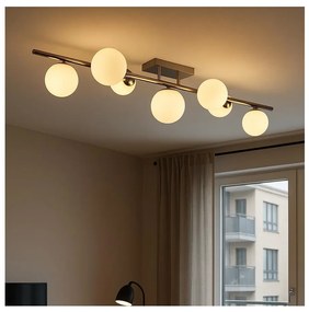 Brilagi - LED Prisadený luster MILLA 7xG9/3W/230V lesklý chróm/biela