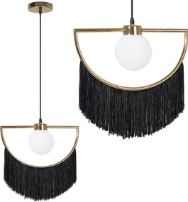 Toolight Toolight, závesné svietidlo 1xE27, APP779-3C, zlatá-čierna, OSW-07003