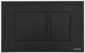 SCHWAB, SCHWAB CERES ovládacie tlačidlo, 246x159 mm, čierna mat, P67-0190-0250