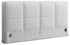 Svetlosivé čalúnené čelo postele 249x100 cm Darren – Micadoni