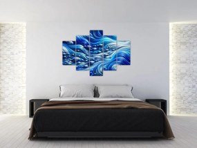 Obraz – Ryby vo vlnách (150x105 cm)