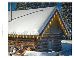 Vianočné svetielka 5,7 m/20 (40 led) teplá biela, 8 režimov svietenia, pamäťová funkcia