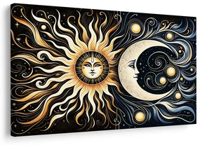 Obraz slnko a luna