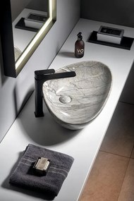 Sapho Sapho, DALMA keramické umývadlo 48x13x38 cm, carrara, MM517